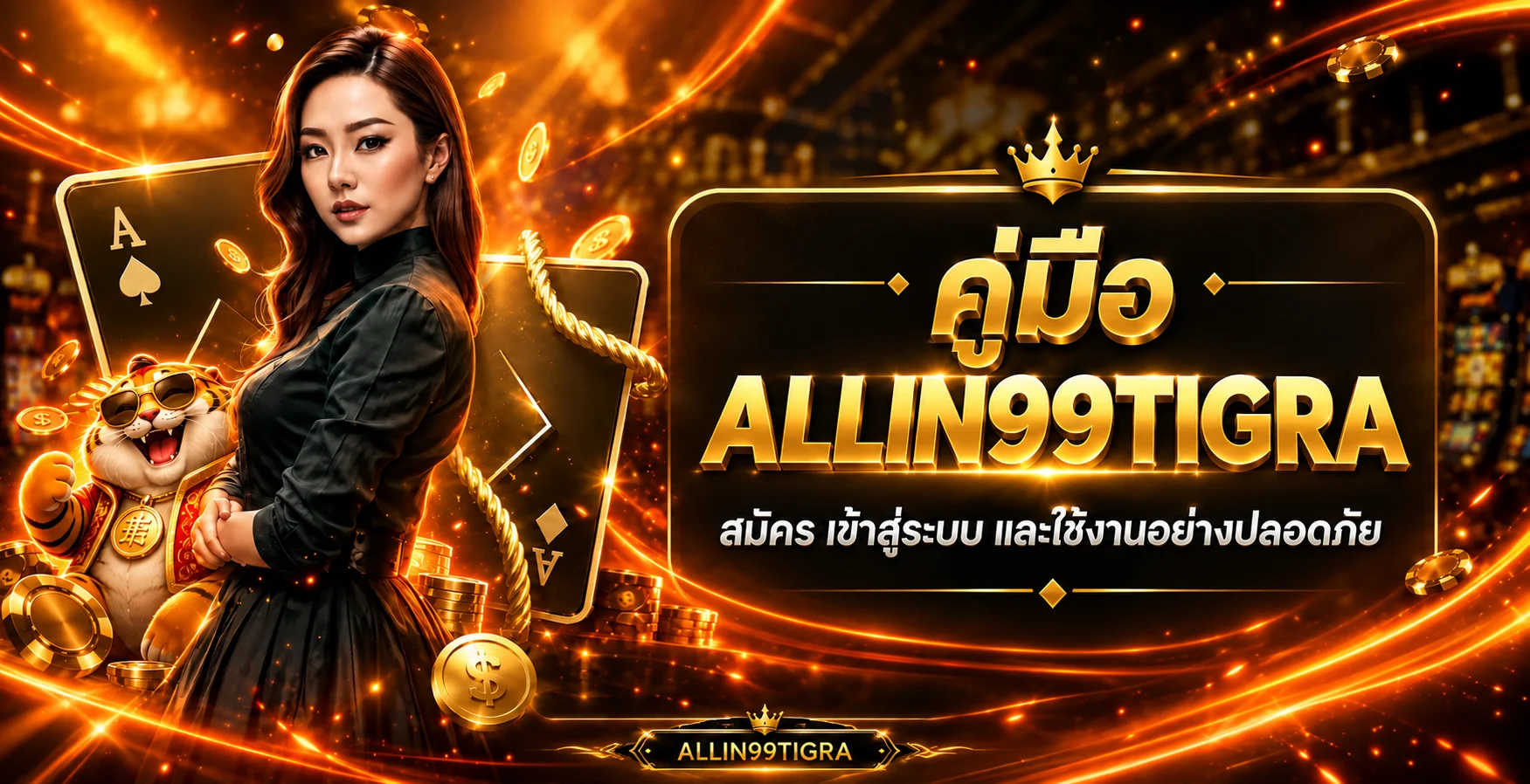 ALLIN99TIGRA | คู่มือสมัคร Login และใช้งานปลอดภัย